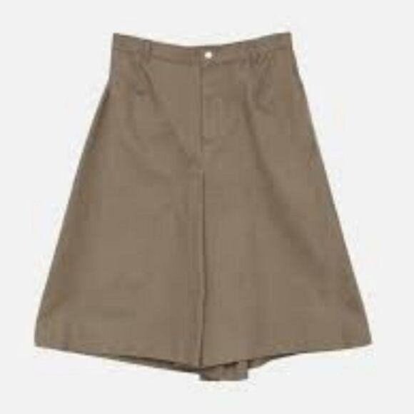 OAK Military Wide Short in Fatigue Culotte Flare - Picture 4 of 12